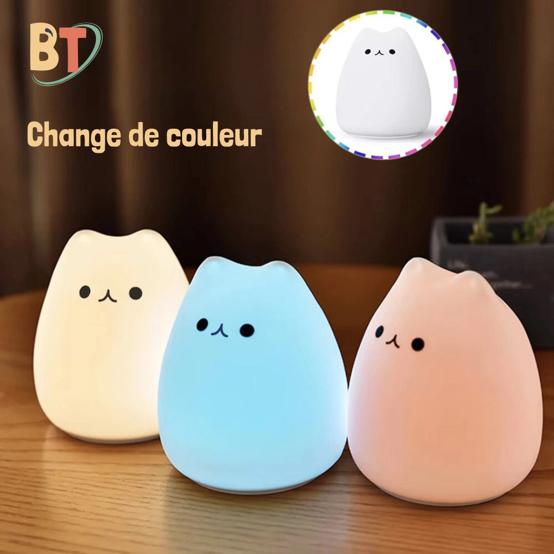 Kitty™ le chat - Veilleuse Enfant  Design Mignon et Coloré